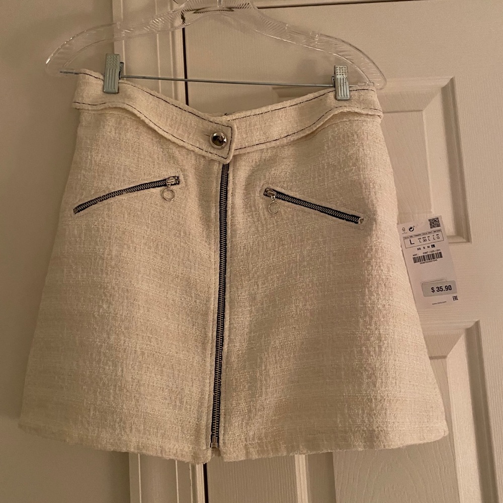 Zara Tweed Mini Skirt